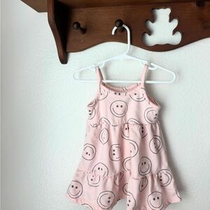 Grayson Mini Pink Smiley Face Kids Dress 9-12 mo.